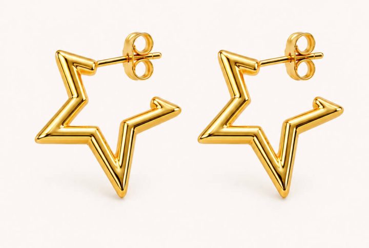 star hoops earrings, star earrings, star earrings for women, star earrings for girls, daily wear star earrings, earrings, earrings for women, gold earrings, stud earrings, hoop earrings, drop earrings, earrings set, earrings set of 6,dangle earrings, huggie earrings, pearl earrings, cubic zirconia earrings, earrings set of 6 for women, gold plated earrings set of 6, minimalist earrings set of 6, everyday earrings set of 6, gift set earrings 6 pairs, small gold stud earrings, minimalist stud earrings set, best stud earrings for daily wear, small gold hoop earrings, best hoop earrings for round face earrings for girls, earrings for genz, gift for her, dainty jewelry, minimalist jewelry, everyday jewelry, girlfriend gift jewelry, anniversary jewelry gift, birthday jewelry gift, Valentine's Day jewelry, romantic jewelry gift, cute gift for girlfriend, jewelry gift for women, affordable jewelry for women, layered bracelets for women