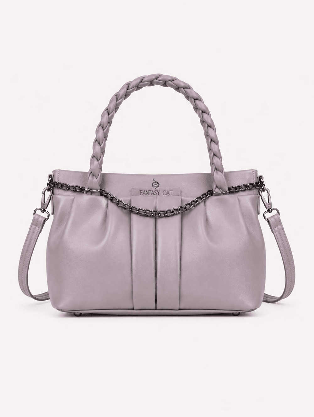 handbags – Lilac Krazy Kat Braided Handbag