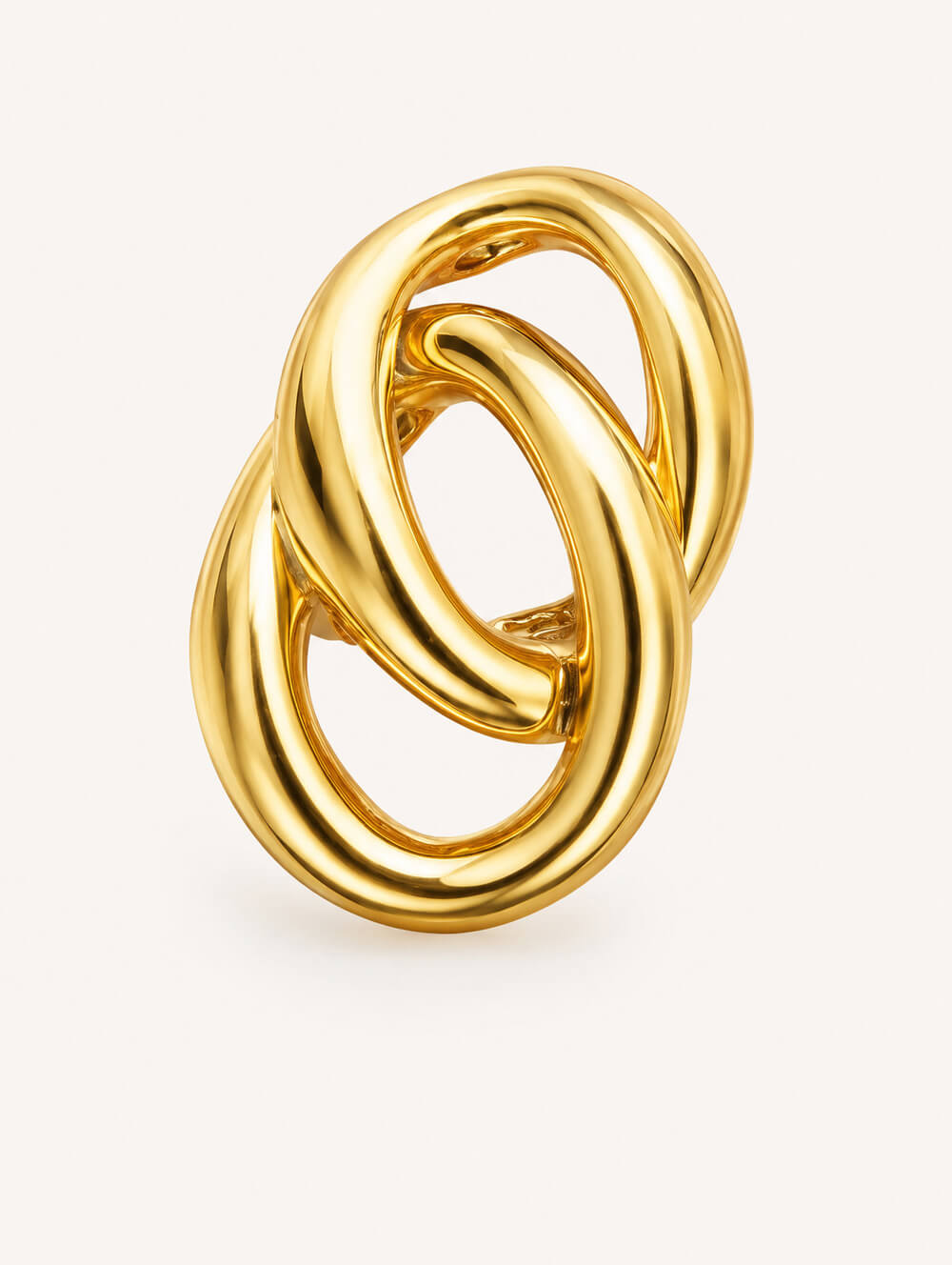 interlinked drop earrings